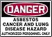 DANGER ASBESTOS CANCER AND LUNG DISEASE HAZARD AUTHORIZED PERSONNEL ONLY 10
