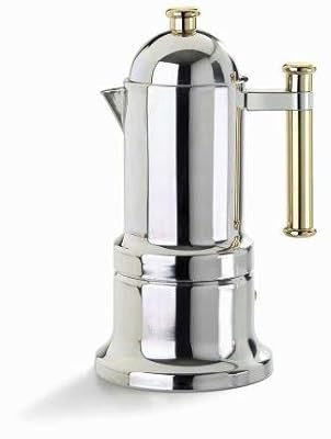 Stovetop Espresso Maker - Vev Vigano Kontessa Gold 12 cup size