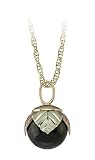 Black Hills Gold 10K Onyx Ball Pendant