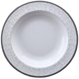 CELESTIAL PLATINUM RIM SOUP 8 PLATE