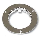 2.5 Chrome Flange Mount Grommet Cover for Truck Lights by Global Parts