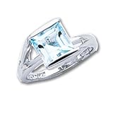Sterling Silver Blue Topaz Ring