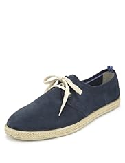 Blue Harbour Suede Lace up Espadrilles