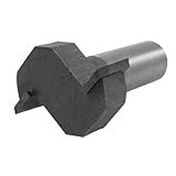 uxcell スロット　アンダーカットルータビット　メタル　1.27cmカッティング深さ　1.27cmシャンク　2フルート