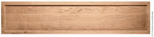4' Long X 10 3/4"H X 1 1/4"T Mantel American Arts &amp; Crafts Arch Fascia Extension 4', Poplar