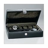 Ragar GQ Watch Jewelry Box in Genuine Leather, Holds (6) watches
