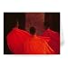 Four Monks (oil on canvas) by Lincoln.. - Greeting Card (Pack of 2) - 7x5 inch - Art247 - Standard Size - Pack Of 2