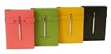 "Smile" Recycled Leather Journal 5x7"-refillable