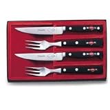 F. Dick 4 Piece Steak Set in Forged Steel
