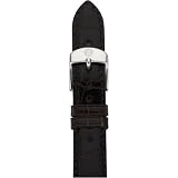 MICHELE 16mm Espresso Alligator Strap