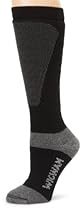 Wigwam Men's Snow Sirocco Knee High Performance Ski Sock,, Black, Medium/ Small
