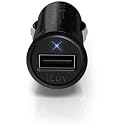 iLuv iAD115 Micro Size USB to Cigarette Lighter Car Charger for iPhones, iPods & other USB Devices, Black