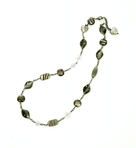 Per Una Black Brush Bead Necklace
