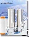 Crystal Quest Countertop Steel Double Arsenic PLUS Water Filter