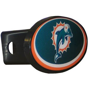 NFL Miami Dolphins Plastic Logo Hitch Cover