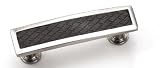 Laurey 12493 Cabinet Hardware 96MM Pull Satin Nickel Madison Grey