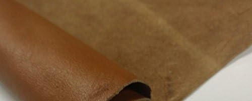LEATHER HIDES - COW SKINS VARIOUS COLORS & SIZES (WHISKEY, 10 Square Foot)