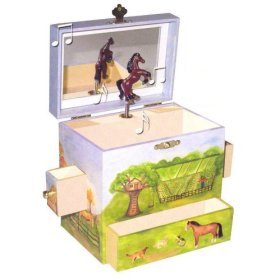 Horse Ranch Treasure Music Box