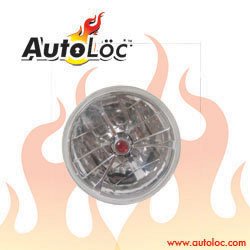 Tri Bar Head Light W / Omni View Cel W/ Bulb Neon-Lighting Bulbs