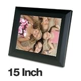 Sunpak 15 In Digital Photo Frame Blk Wood