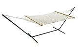 Rope Hammock and Stand Combo Set