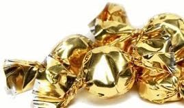 Hard Candy Wrapped in Gold Foil Mint Flavor 2.5 Pounds by HILLSIDE CANDY