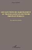 Les sanctions du harcèlement au travail dans les secteurs privés et publics : Les sanctions pénales