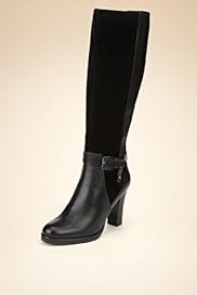 Autograph Leather Wide Fit High Heel Riding Boots