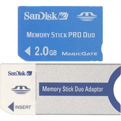 SanDisk 2 GB MemoryStick Pro Duo (SDMSPD-2048-A11, Retail Package)