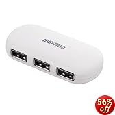iBUFFALO [PS3,torneưǧ](ACץ)USB2.0ϥ 4ݡȥ ŸϢưס ۥ磻 BSH4AE06WH
