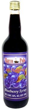 Marco Polo Blueberry Syrup ( 33 FL.oz ) by Marco Polo