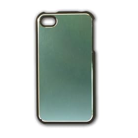 housse de protection Case Combo Metal face Baby bleu pour Apple iPhone 4S, Apple iPhone 4