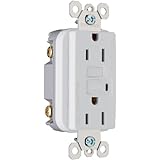 Pass & Seymour 1595WCC10 Gfci Receptacle 15-Amp/125-volt Feed Thru, White