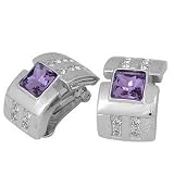 AZ Collection Swarovski Crystal Clip On Earrings