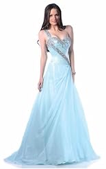 Lace Beaded Crystals Applique Crystal Chiffon/Taffeta/Tulle Bandage Dress/Prom Dress 