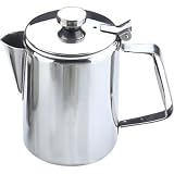 Coffee Tea Pot Stainless Steel Mirror Finish - 1990ml 70oz - a simple and traditional tea pot!
