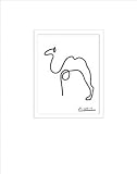 Camel By Pablo Picasso. ART PRINT Size: 15.75 x 19.75 Inches