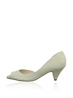 Buffalo London Zapatos peep toe (Beige)