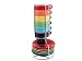 Kitchen & Housewares : ESPRESSO stacked stacking set COFFEE cups saucer TOWER