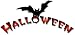 Halloween - 24"W x 11"H - Peel and Stick Wall Decal by Wallmonkeys