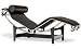 LC4 -Black Pony Le Corbusier Chaise Lounge Chair
