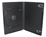 Produkt-Bild: 60 DVD H&uuml;llen Schwarz Single / 1 CD o. DVD / 14mm