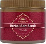 Sunshine Spa Vanilla Herbal Salt Scrub -- 23 oz
