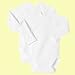 Petit Bateau White Kimono Bodysuit 2-Pack Gift Set, 3M