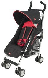 Maclaren 2009 Quest Stroller Black Scarlet