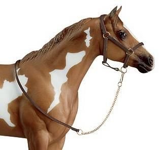 Childrens Toyshop  Toys : Leather Halter w/ Lead Chain 