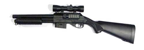 Double Eagle M47 A2 Airsoft Gun Pump Action Shotgun 