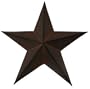 Rusty Tin 12" Barn Wall Star Country Decor