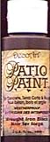 DecoArt Patio Paint wrought iron black 2 oz.