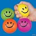Foam Neon Smile Face Relaxable Squeeze Balls